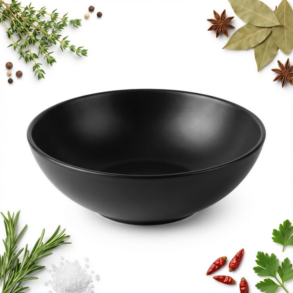 TALERZ MISKA DO ZUPY 20 cm BLACK LONDON