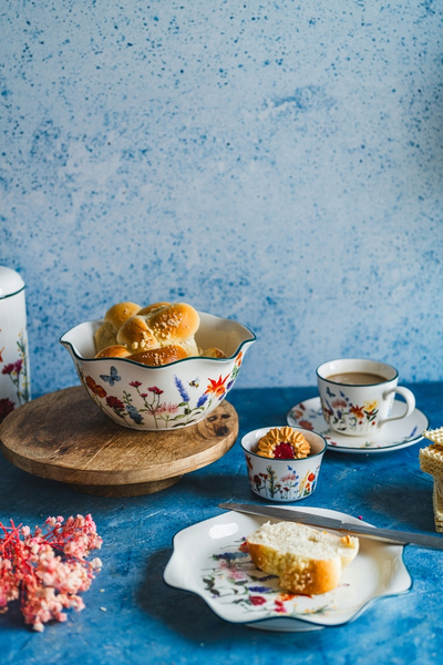 MISKA CERAMICZNA 8,5 CM PANI KWIATEK MISECZKA DO DIPÓW 150 ML