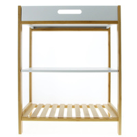 REGAŁ PÓŁKA BAMBUSOWA SZAFKA ŁAZIENKOWA 50x40x30cm