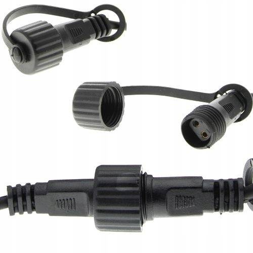 GIRLANDA ŻARÓWKAMI 100 LED Z GNIAZDEM DO ŁĄCZENIA