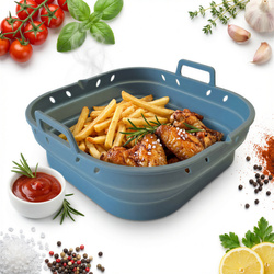 WKŁAD SILIKONOWY DO FRYTKOWNICY AIR FRYER BEZTŁUSZCZOWEJ FORMA DO PIECZENIA