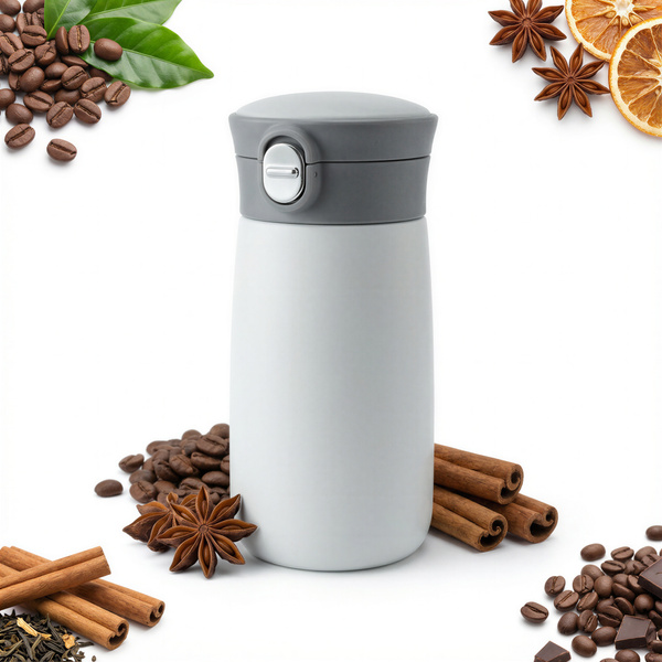 TERMOS KUBEK TERMICZNY PODRÓŻNY STALOWY 0.3L DO KAWY HERBATY WODY MLEKA