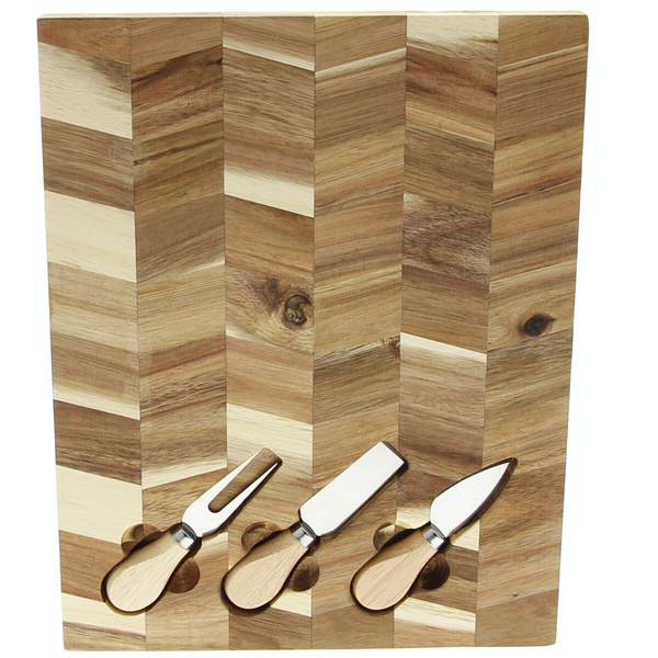 DESKA DREWNIANA TALERZ AKACJA DO SERWOWANIA SERA DAŃ PRZEKĄSEK DO KROJENIA