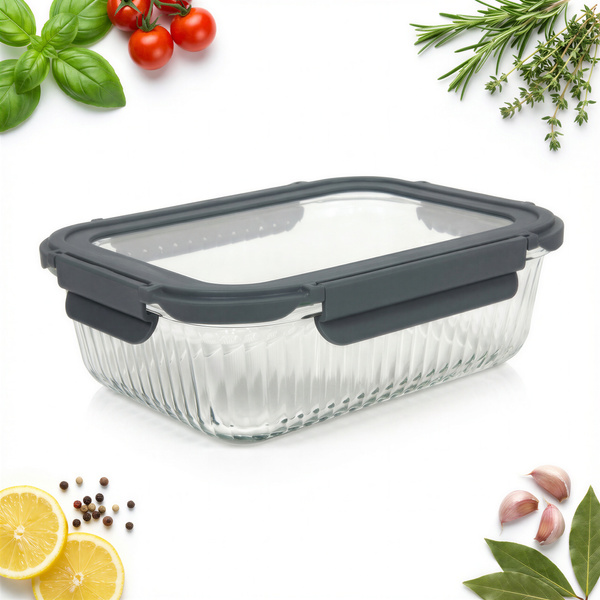 FORMA ŻAROODPORNA SZKLANA DO ZAPIEKANIA 1,5L Z POKRYWKĄ PIECZENIE