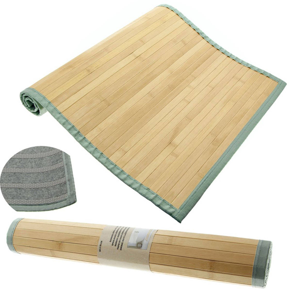 BAMBUSOWA MATA ŁAZIENKOWA DYWANIK DREWNIANY