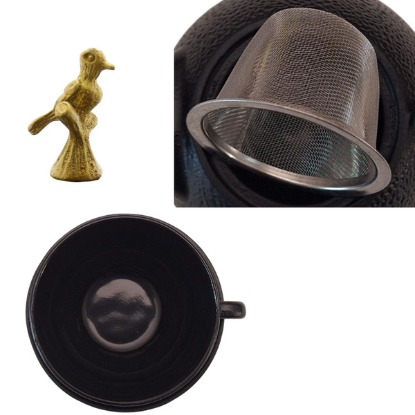 ZAPARZACZ 0.4L FILIŻANKA ŻELIWNA IMBRYK Z SITKIEM DO PARZENIA HERBATY ZIÓŁ