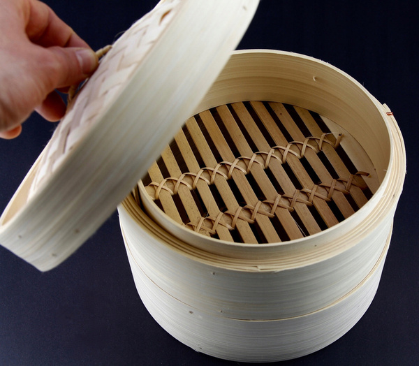 GOTOWANIE NA PARZE BAMBUSOWY WKŁAD RĘCZNA ROBOTA.