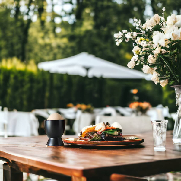 KIELISZEK DO JAJKA PODSTAWKA DO JAJA CZARNY