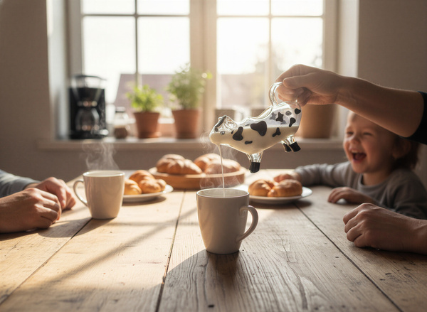 MLECZNIK DZBANEK SZKLANY KROWA DO MLEKA ŚMIETANKI SOSU KRÓWKA 120 ML