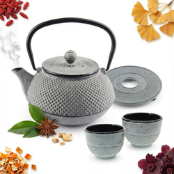 IMBRYK CZAJNIK ŻELIWNY 2x CZARKI ZESTAW NA PREZENT