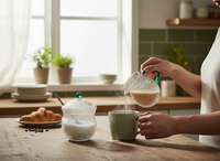 ZESTAW CUKIERNICZKA MLECZNIK CUKIERNICA POJEMNIK NA CUKIER DZBANUSZEK MLEKO