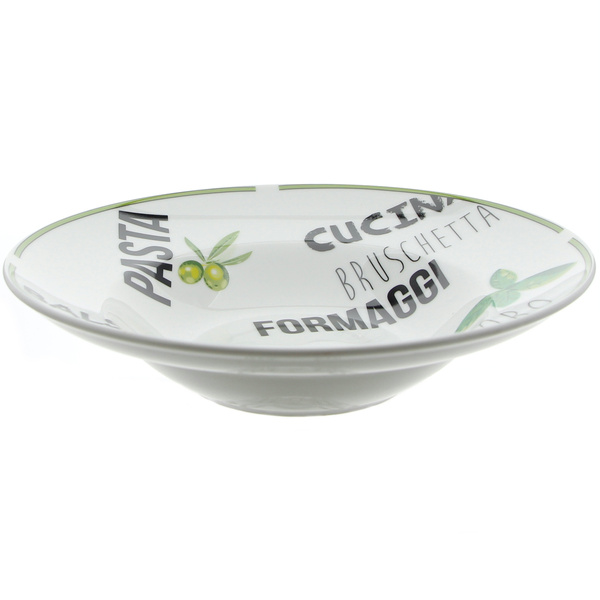 TALERZE DO MAKARONU x2 TALERZ GŁĘBOKIE DUŻE 27.5cm