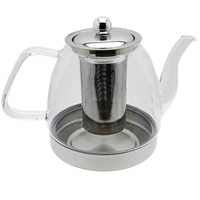 ZAPARZACZ CZAJNIK DZBANEK SZKLNAY INDUKCJA 1,2L DO KAWY HERBATY ZIÓŁ