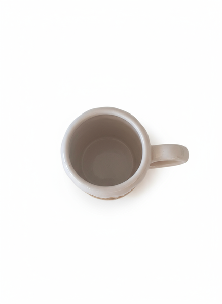 KUBEK DO GORĄCEJ CZEKOLADY BIAŁY 400 ML BŁYSZCZĄCY DO PICIA ZMYWARKA 10×9,5