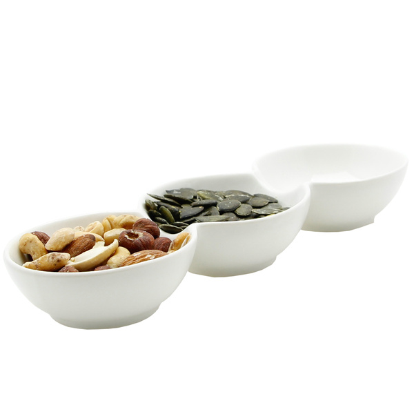 MISECZKI 3 POJEMNIKI PORCELANOWE DO DIPÓW SOSÓW