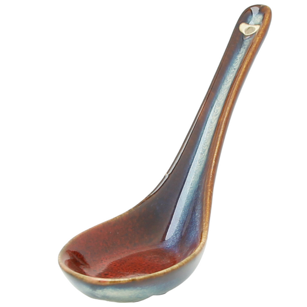 ŁYŻKA CERAMICZNA DO ZUPY RAMEN RAMENU 15 ml. ŁYŻKA OBIADOWA 16,5 CM