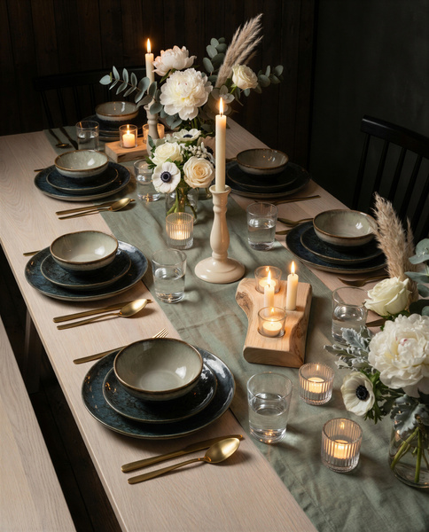 SERWIS OBIADOWY KOMPLET TALERZY 18EL. ZASTAWA OBIADOWA ZESTAW NA 6 OSÓB