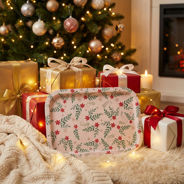 TACA KUCHENNA DEKORACJA STOŁU PROSTOKĄTNA DO SERWOWANIA NOSZENIA 21x14x2