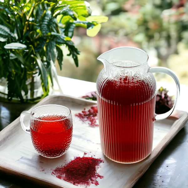 DZBANEK SZKLANY KARAFKA 1.8L NA WODĘ SOK HERBATĘ KAWE HOT 22,7 cm