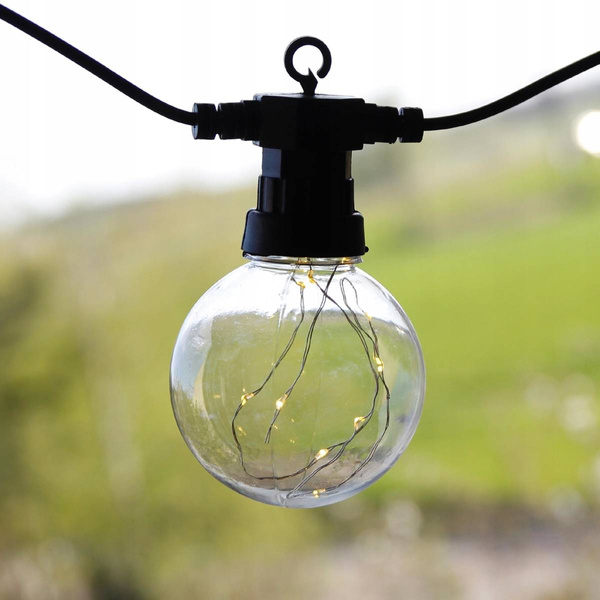 GIRLANDA ŻARÓWKAMI 100 LED Z GNIAZDEM DO ŁĄCZENIA