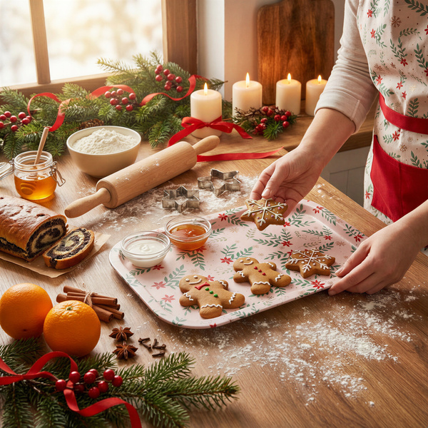 TACA KUCHENNA DEKORACJA STOŁU PROSTOKĄTNA DO SERWOWANIA NOSZENIA 21x14x2