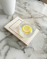 ŻAROODPORNY KUBEK ryflowany bez ucha SZKLANKA JUSTINE do gorącego 250 ml