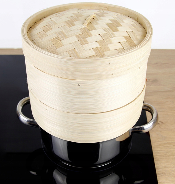 GOTOWANIE NA PARZE BAMBUSOWY WKŁAD RĘCZNA ROBOTA.