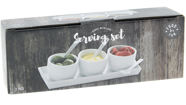 MISECZKI POJEMNIKI DO SOSU DIPÓW 3 szt ZESTAW