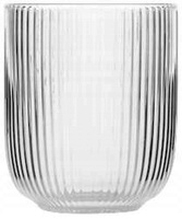 ŻAROODPORNY KUBEK ryflowany bez ucha SZKLANKA JUSTINE 400 ml long drink