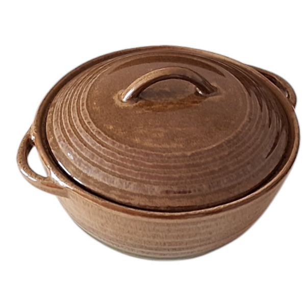 WAZA DO ZUPY GARNEK 2L CERAMICZMY Z POKRYWKĄ DO PIECZENIA CHLEBA 23 cm