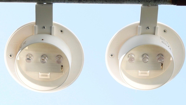2 LAMPY SOLARNE KINKIET NA BALKON, OGRÓD, PORĘCZ